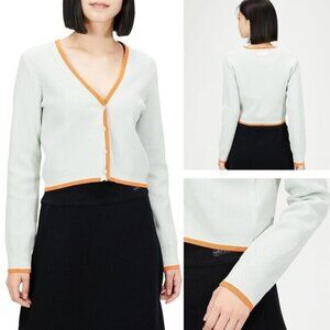 DIESEL Arika Caridgan Women's Size Medium Gray Orange